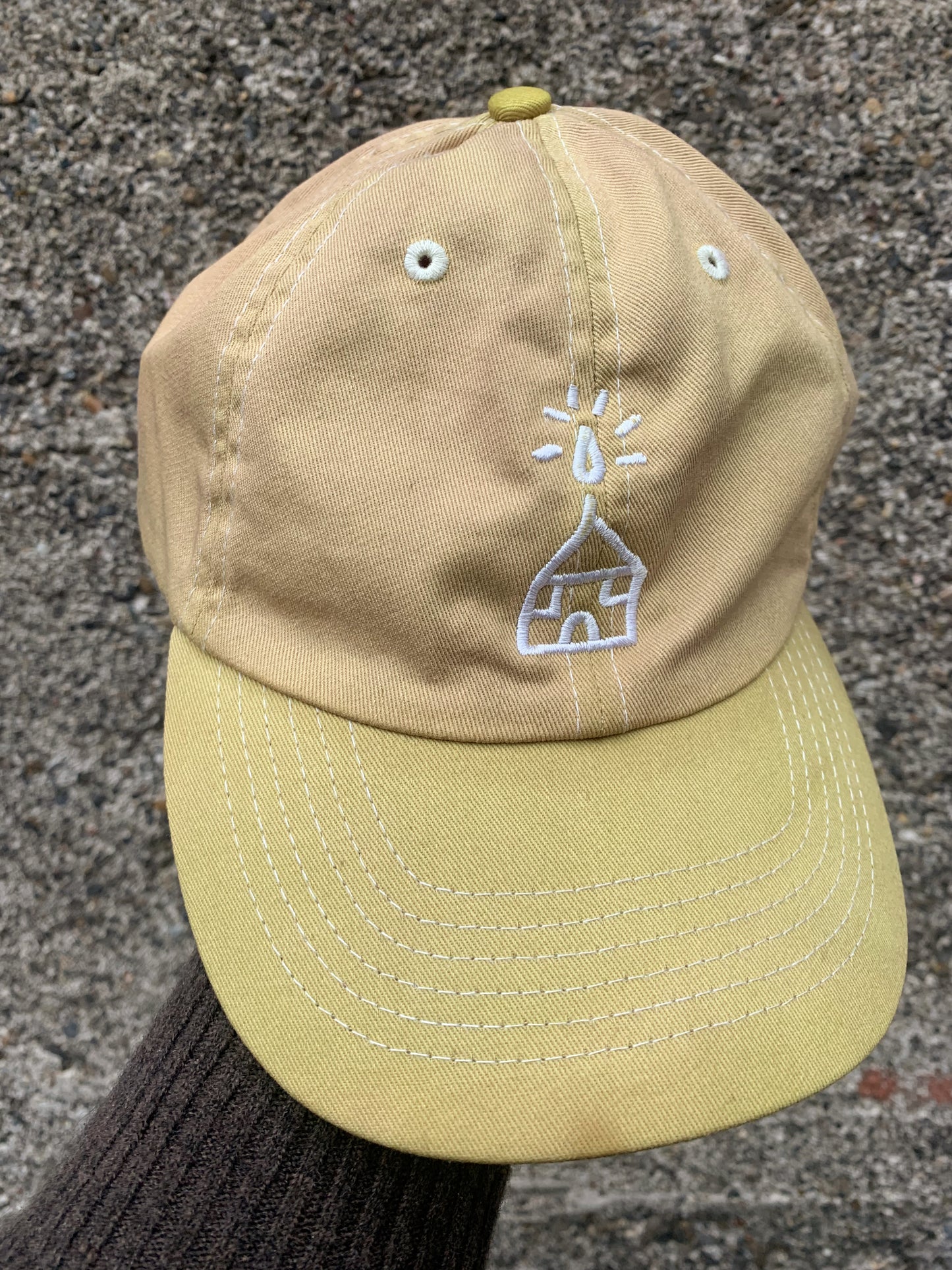 Hand Dyed Little House Logo Dad Cap