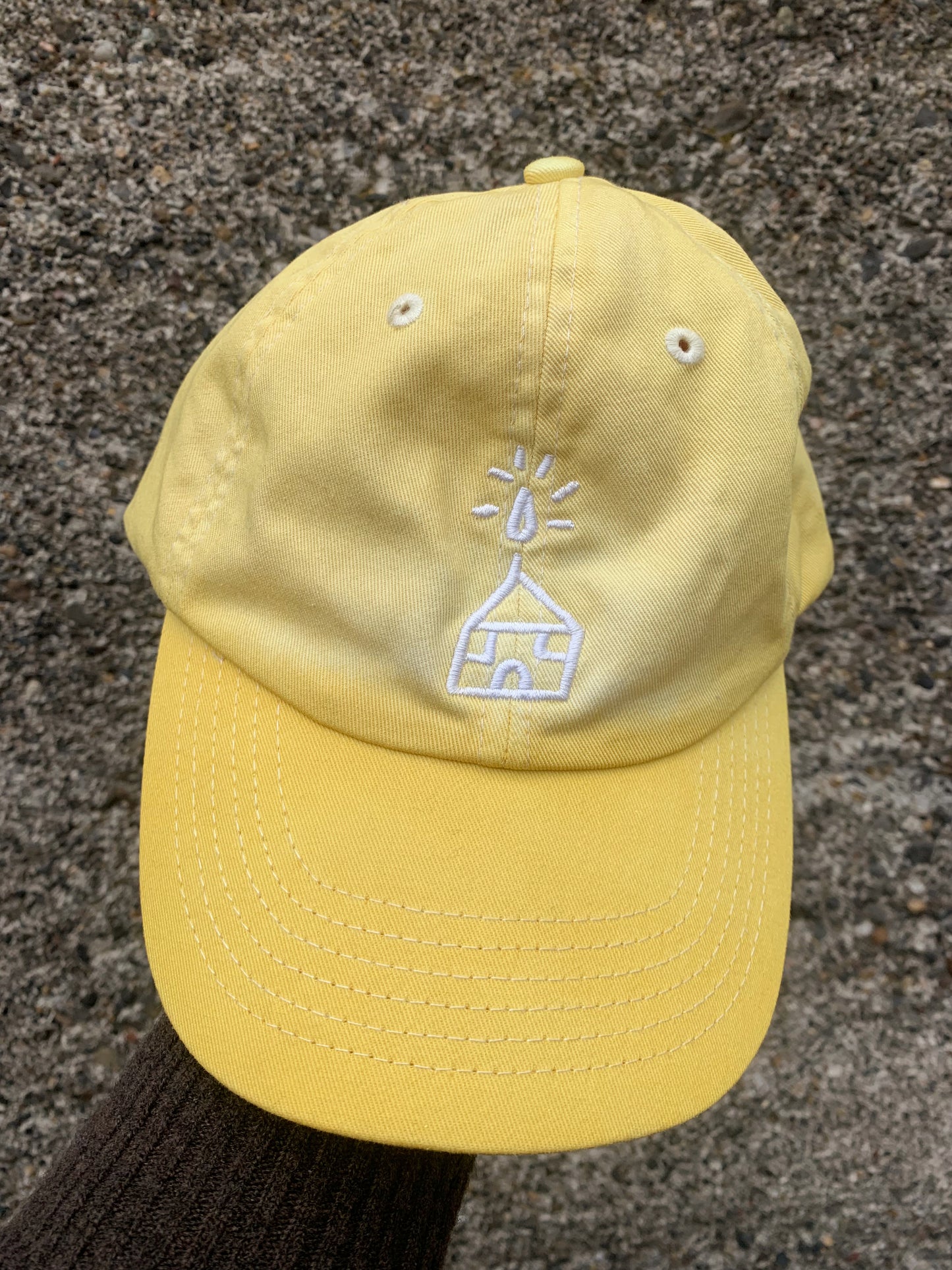 Hand Dyed Little House Logo Dad Cap