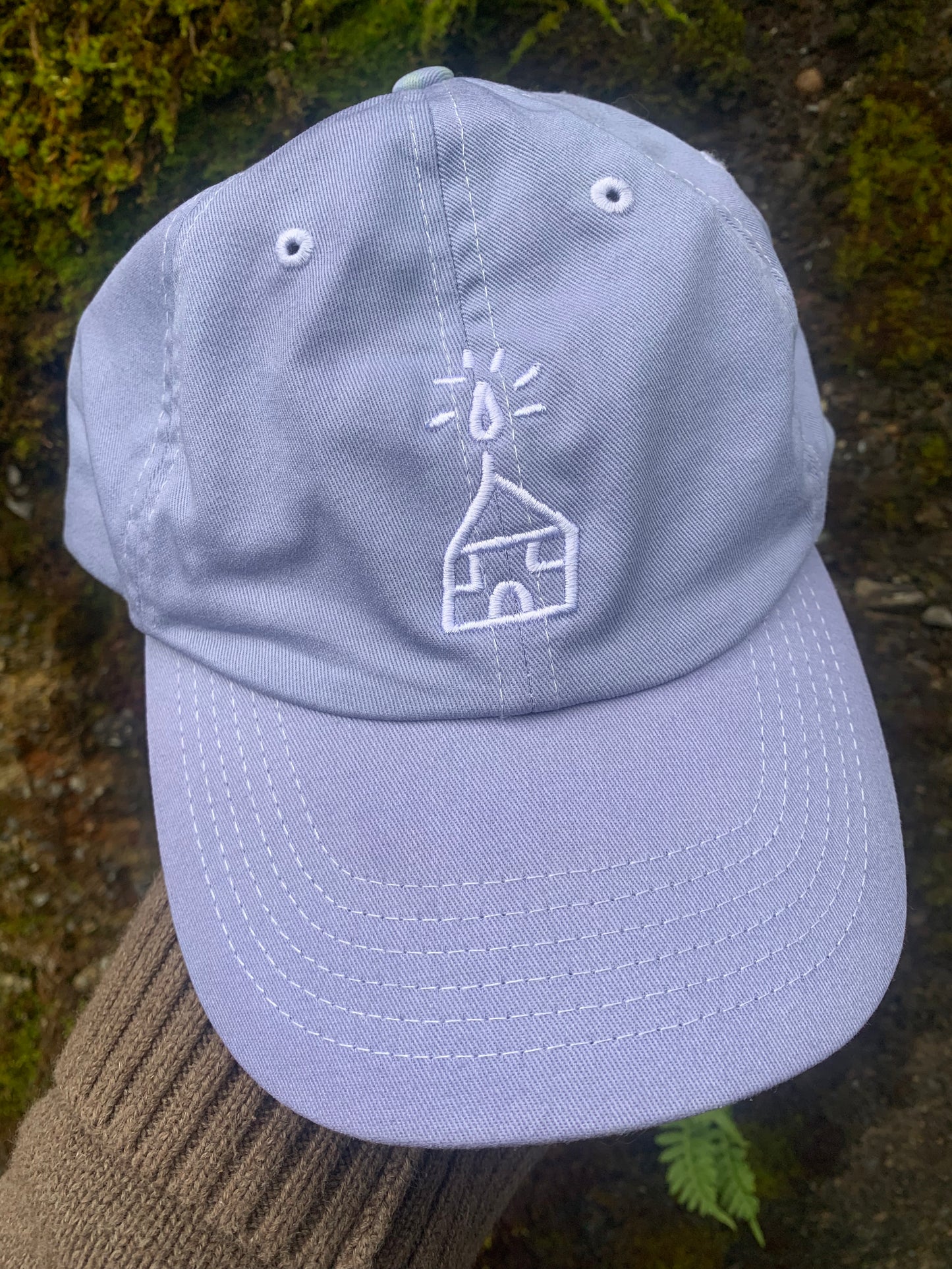 Hand Dyed Little House Logo Dad Cap