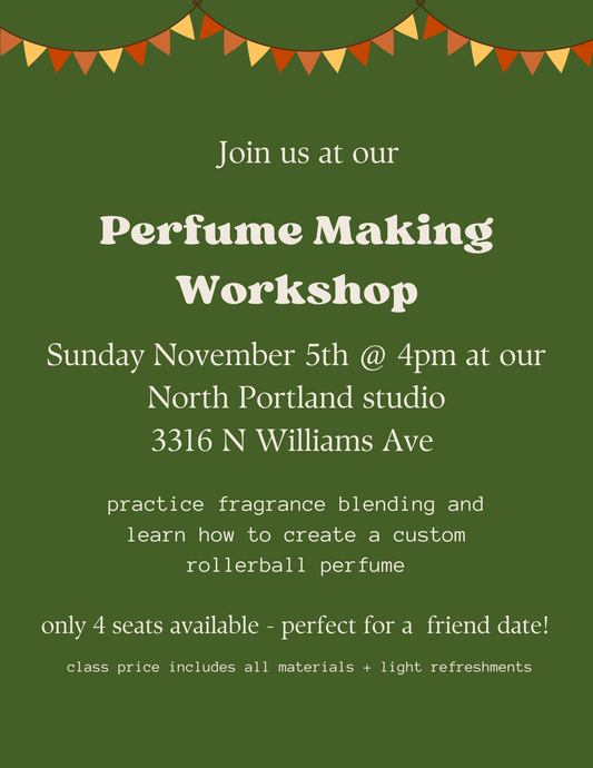 Perfume Making Workshop