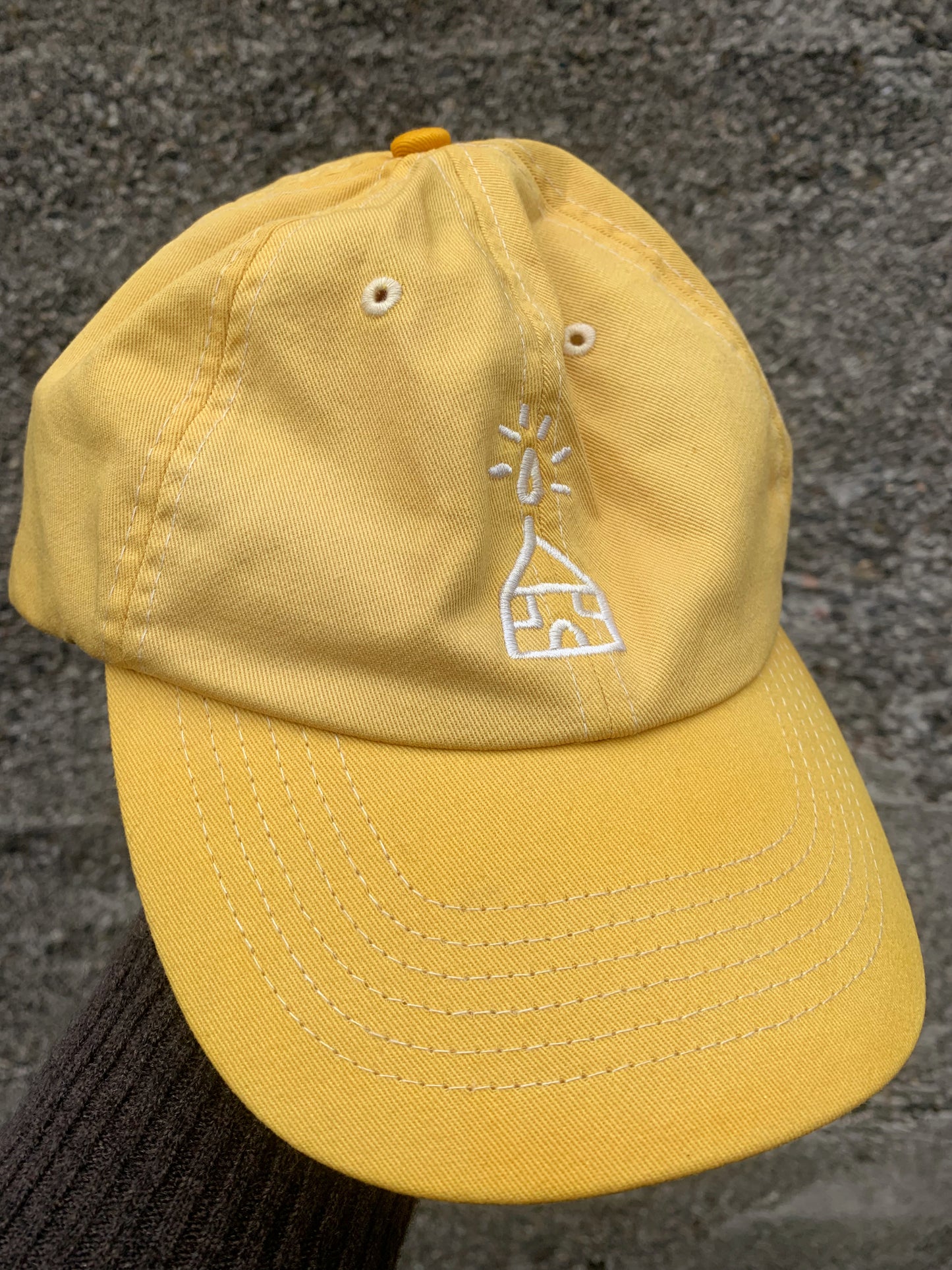 Hand Dyed Little House Logo Dad Cap