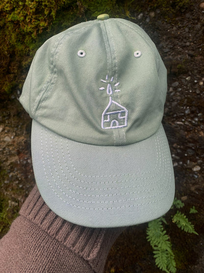 Hand Dyed Little House Logo Dad Cap