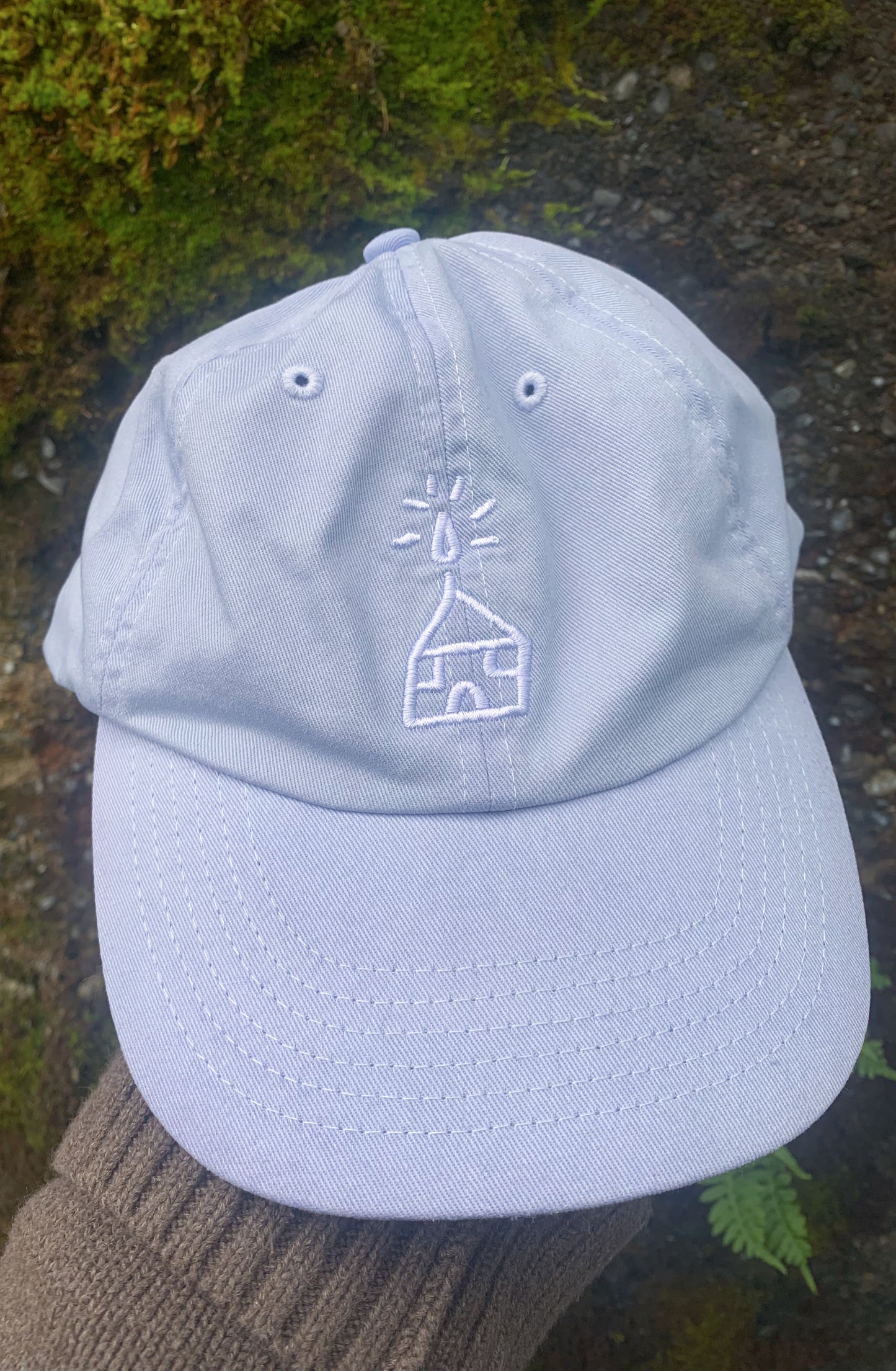 Hand Dyed Little House Logo Dad Cap