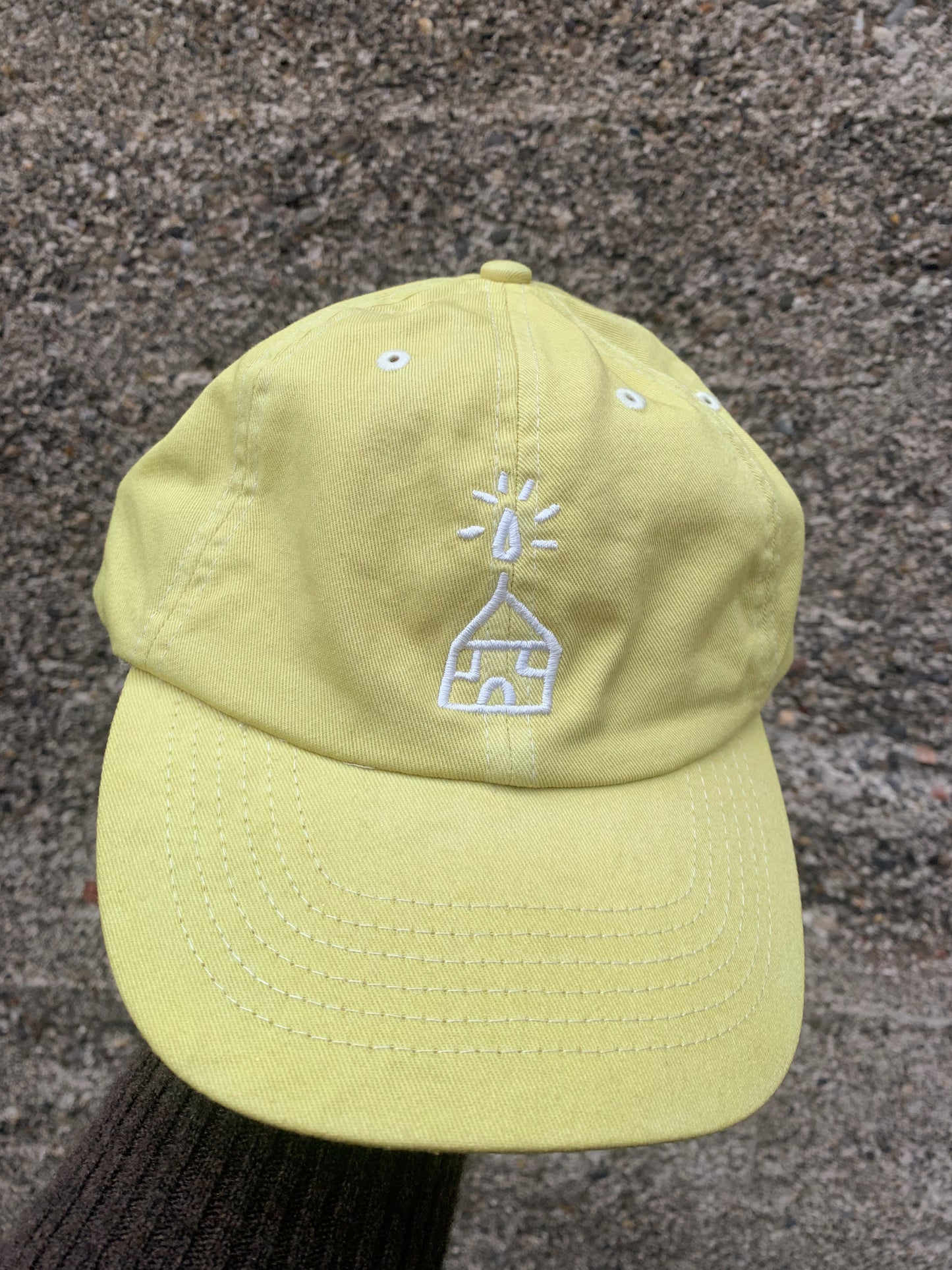 Hand Dyed Little House Logo Dad Cap