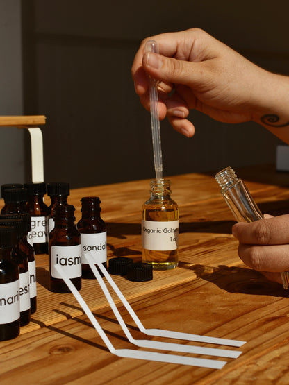 DIY Perfume Kit in use